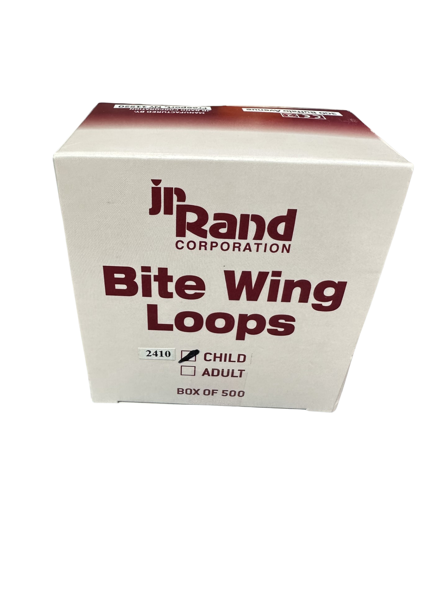 Temrex 2410 JR Rand Corporation Dental Bite Wing Loops Pedo 500/Bx Temrex 2410 JR Rand Corporation Dental Bite Wing Loops Pedo 500/Bx